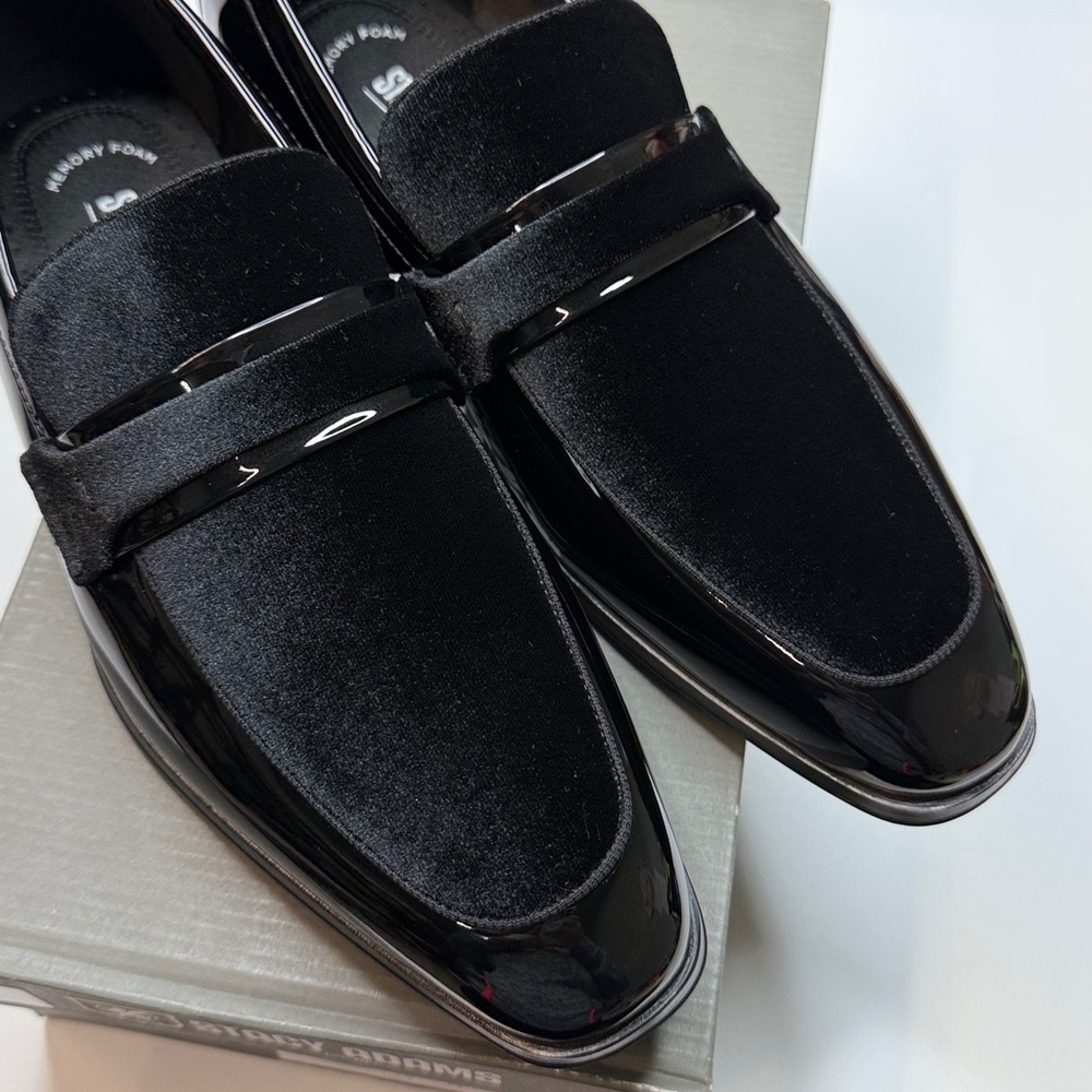 Stacy Adams Men's Spratley Moc Toe Saddle Slip On Loafer- Size 10.5W- Wide Width - Picture 11 of 15